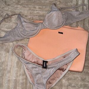 Triangl Shimmer Bikini Set